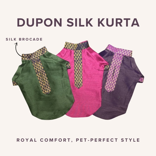 Dupon Dual Silk Kurta